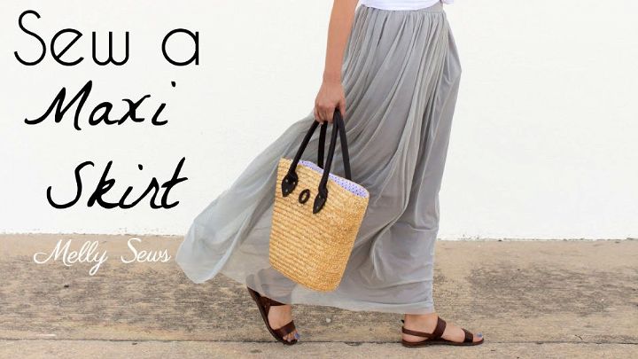 Easy How To Sew A Maxi Skirt