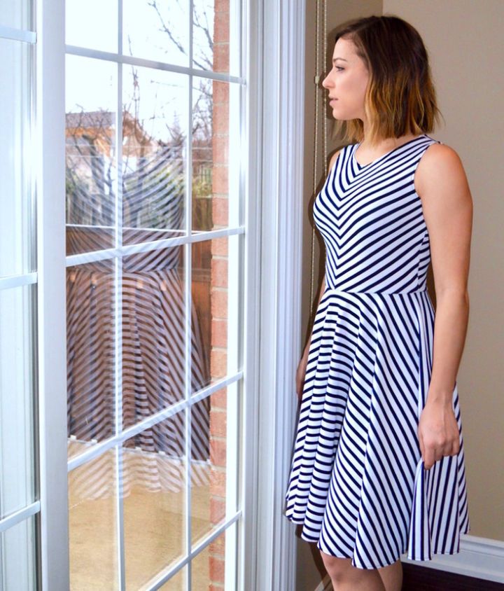 How To Make A Striped Dress