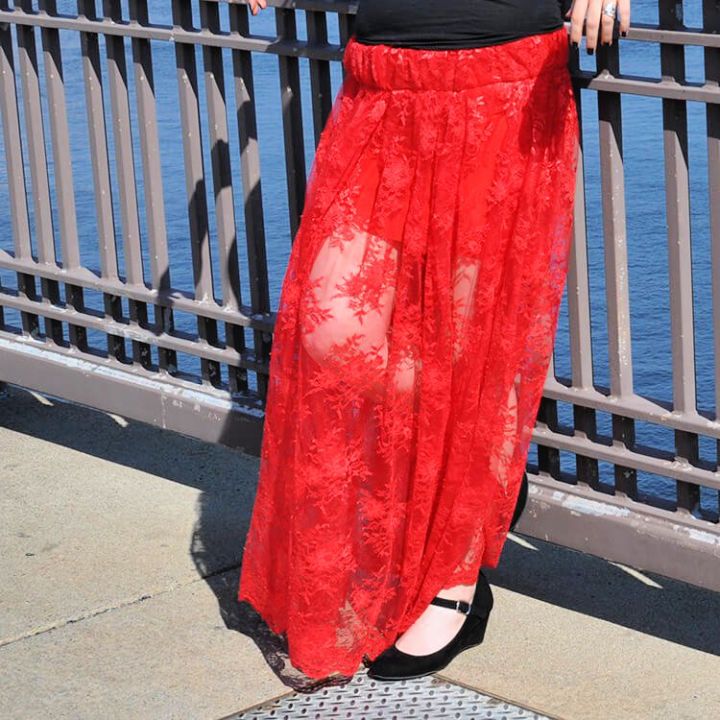 Long Lace Skirt Sewing Pattern