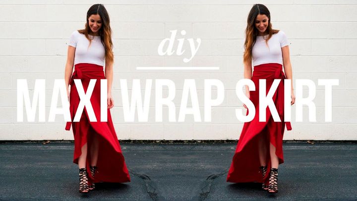 Long Maxi Wrap Skirt Pattern