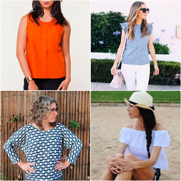 40 Free Top Sewing Patterns Patterns for Women's Tops