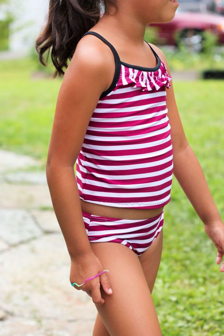 Girls 2 piece Swimsuit Sewing Pattern