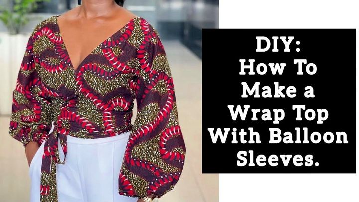How to Cut and Sew a Wrap Top