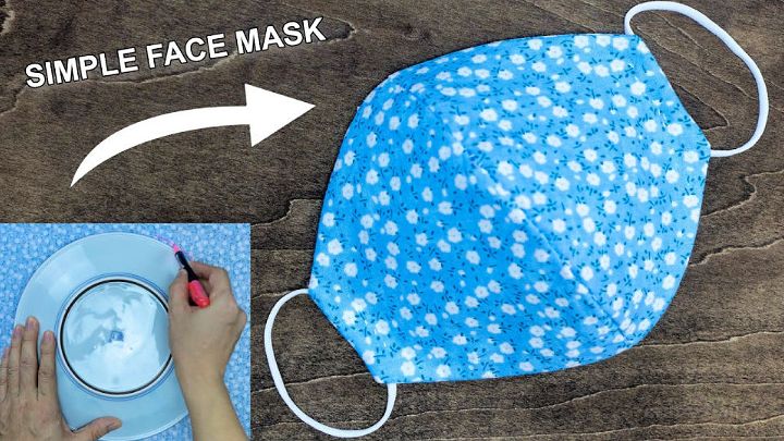 Make Fabric Face Mask At Home