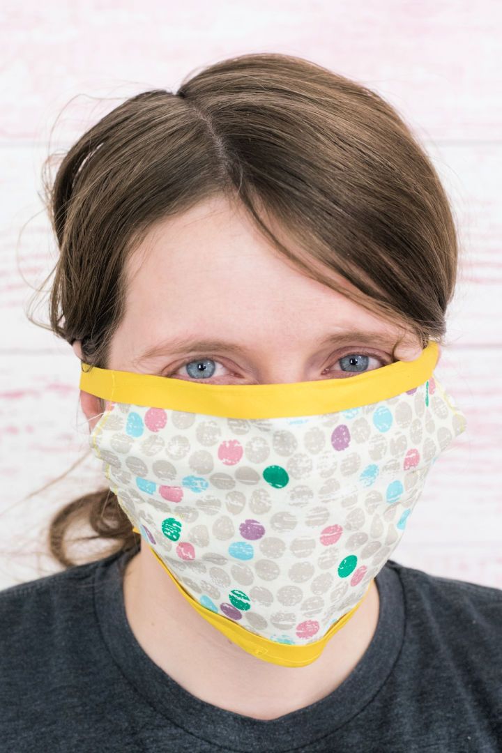 Printable Face Mask Pattern With Ties
