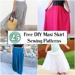25 Easy To Sew Maxi Skirt Pattern Free - Sew Mama Sew