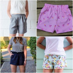 25 Free Shorts Sewing Pattern - PDF Shorts Pattern for women, mens and kids.