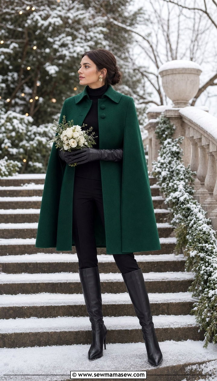 1960s Cape Coat Outfit - 35 Retro outfit ideas