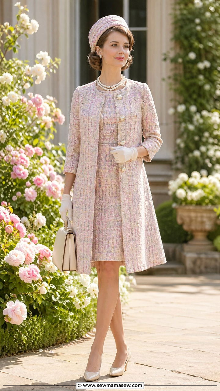 60s Pillbox Hat With A Line Coat - 35 Vintage 60s outfit ideas