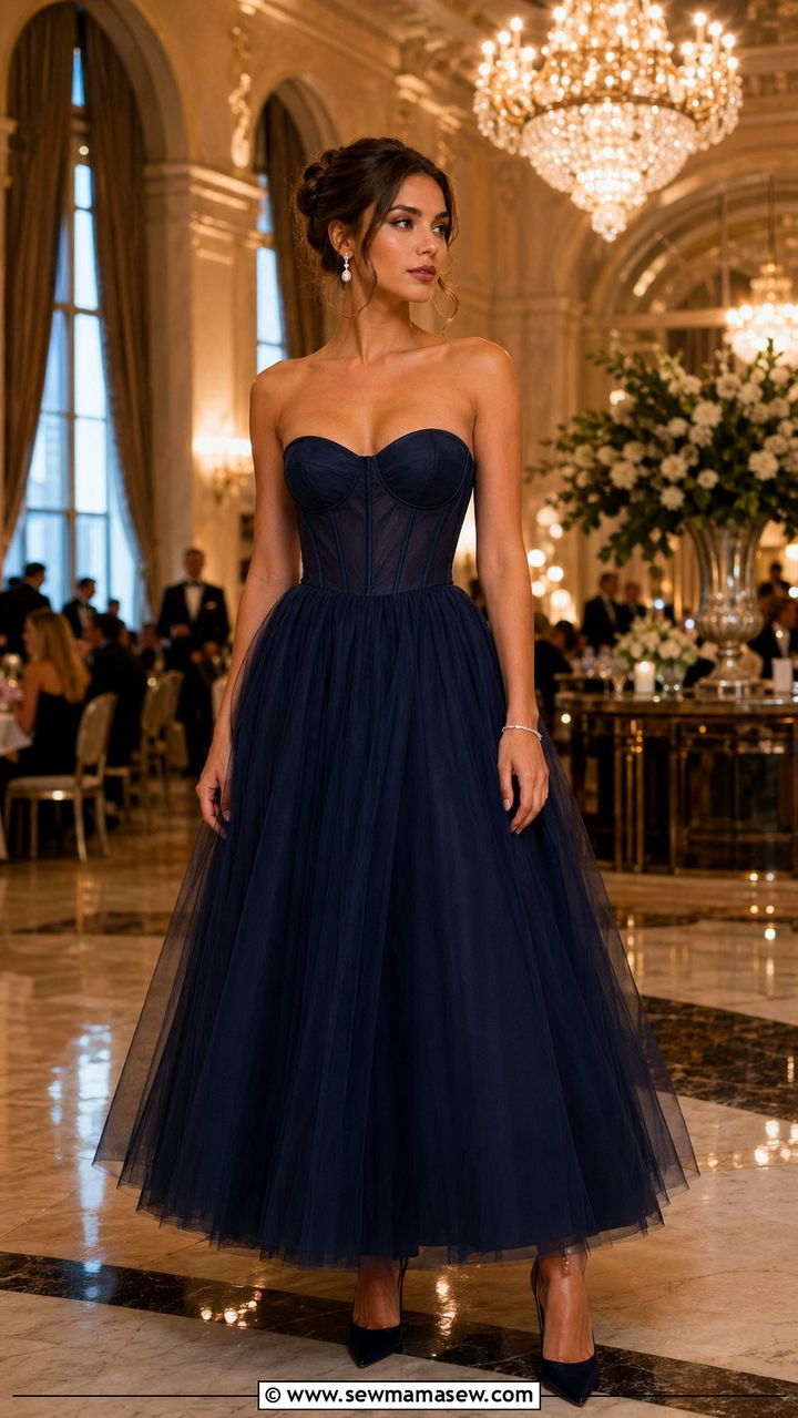 A Line Ball Gown - 30 Black tie wedding guest outfit ideas