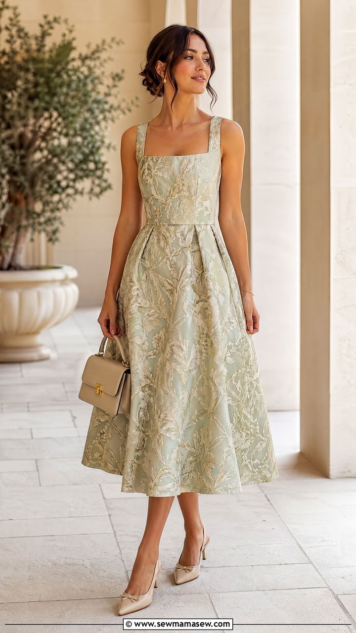 A line dress for wedding guest - 35 Wedding guest dress ideas