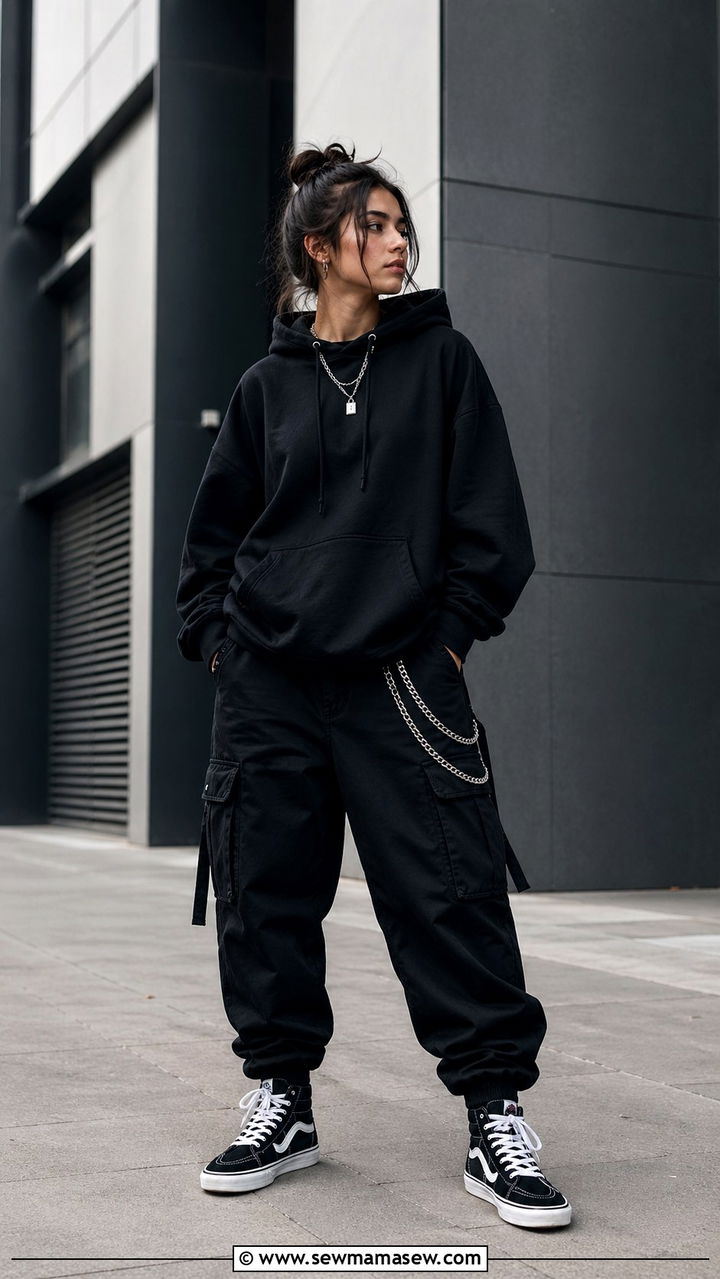 All Black Skater Look - 30 Skater outfit ideas