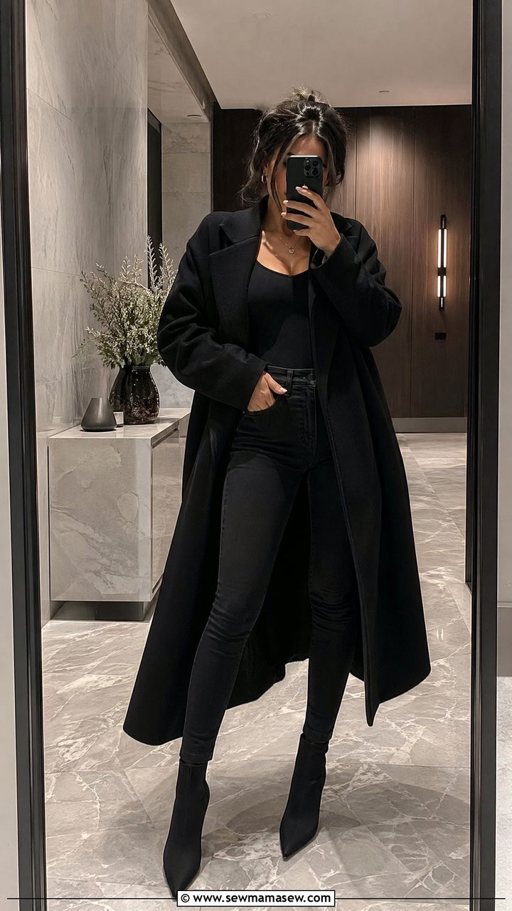 All black outfit with skinny jeans - 35 skinny jeans outfit ideas for women
