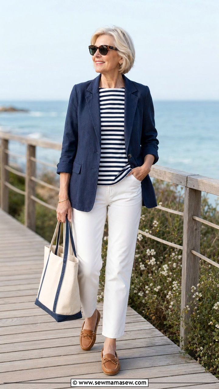 Ankle Length White Pants Outfit Women Over 60 - 30 Best pants for women over 60