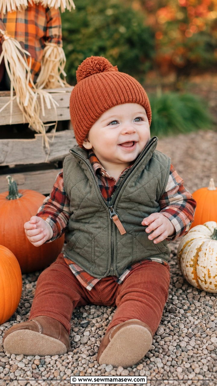 Baby boy plaid fall outfit - 30 Baby boy outfit ideas
