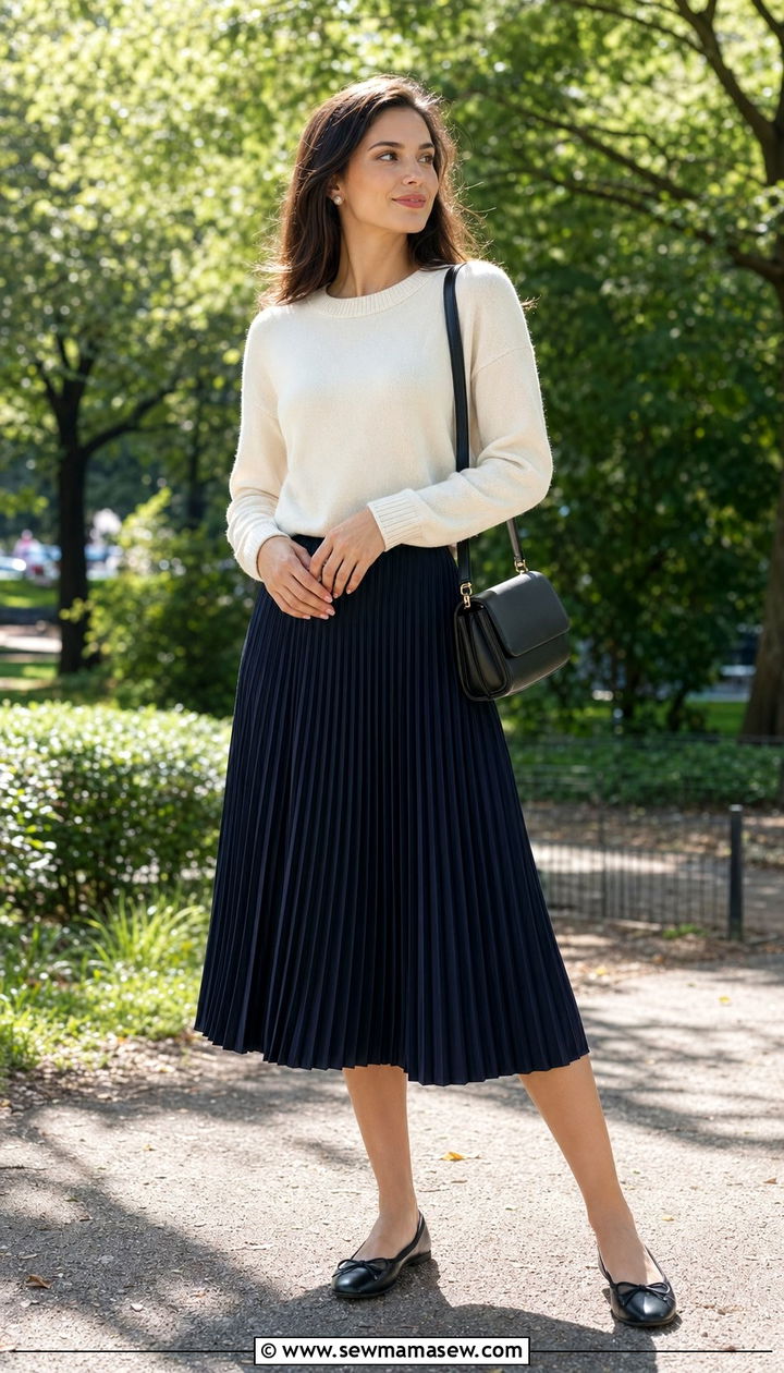 Ballet Flats Outfit - 35 Old money wardrobe essentials
