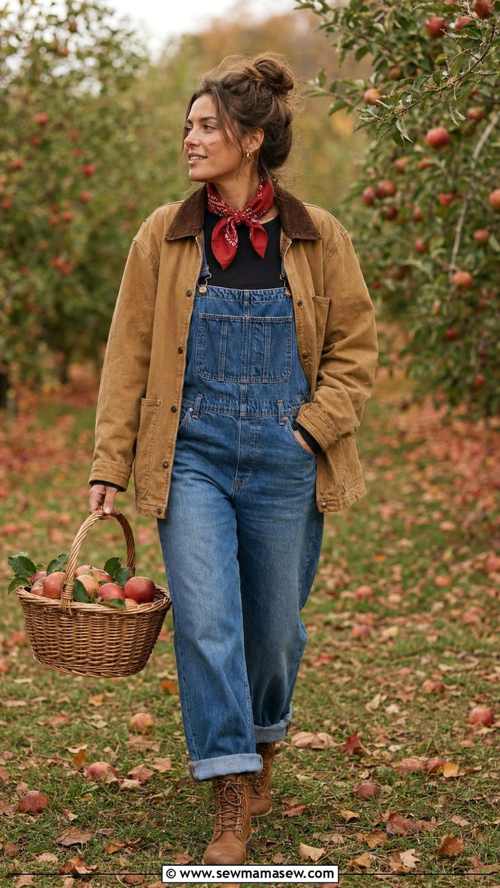 Barn Jacket With Overalls And Work Boots - 30 Barn jacket outfit ideas