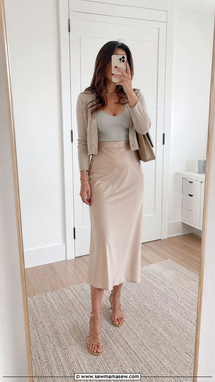 Beige Skirt Outfit Spring - 35 spring beige outfit ideas