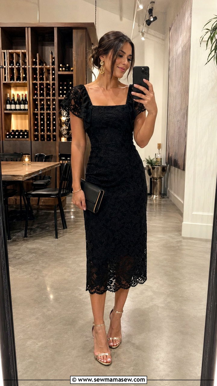 Black Cocktail Dress Rehearsal Dinner Outfit - 35 rehearsal dinner outfit ideas