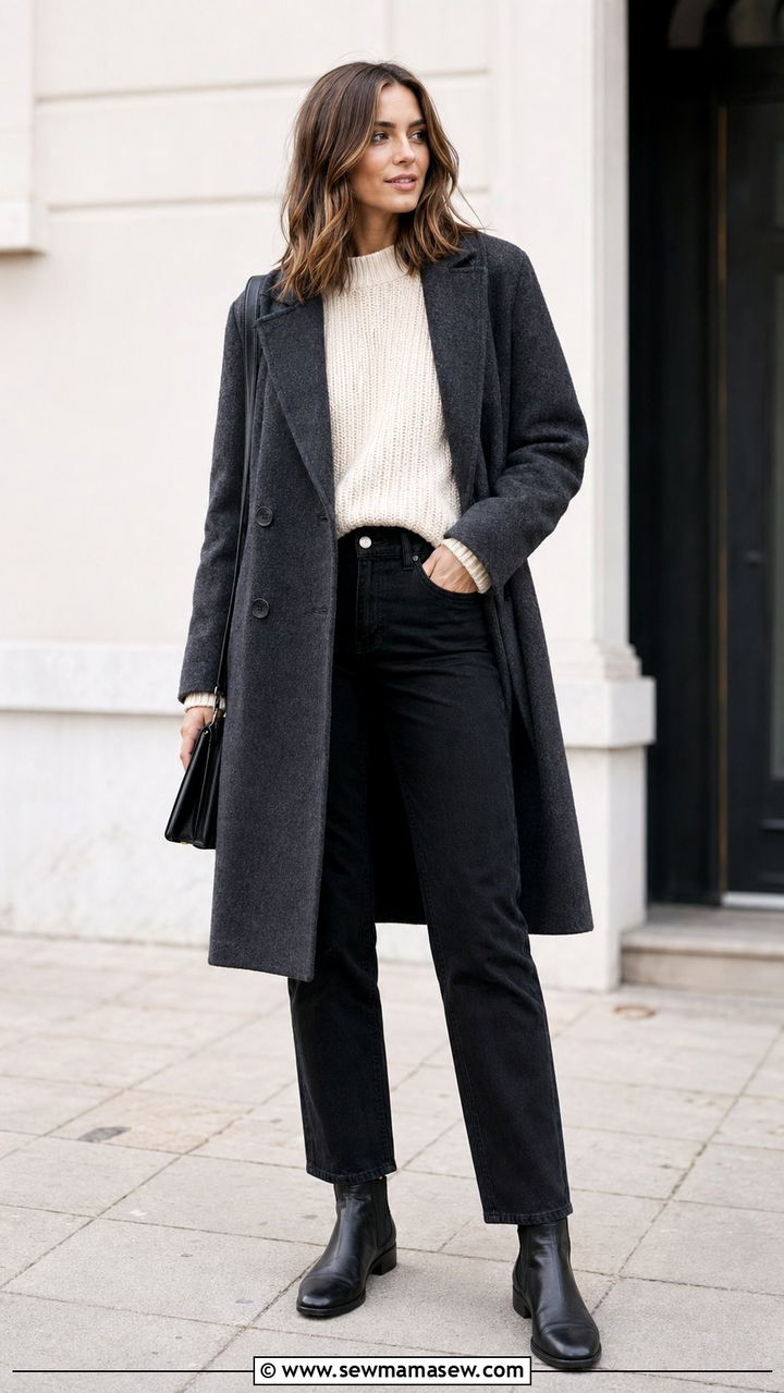 Black jeans with Chelsea boots outfit - 30 Black jeans outfit ideas with boots