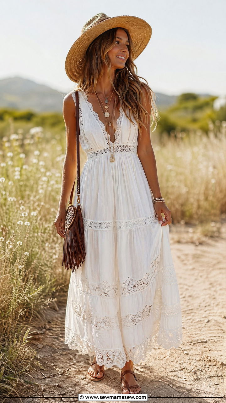 Boho Dress Spring Street Style - 35 spring street style outfits