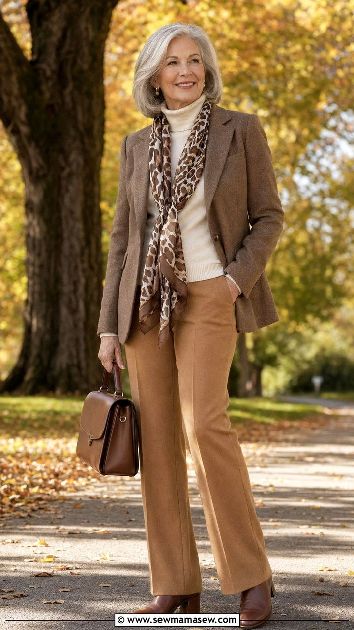 Bootcut Wool Trousers Outfit Women Over 60 - 30 Best pants for women over 60
