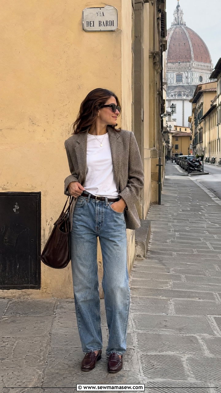 Boyfriend Jeans And Loafers Italy Spring Outfit - 35 Spring Italy outfit ideas