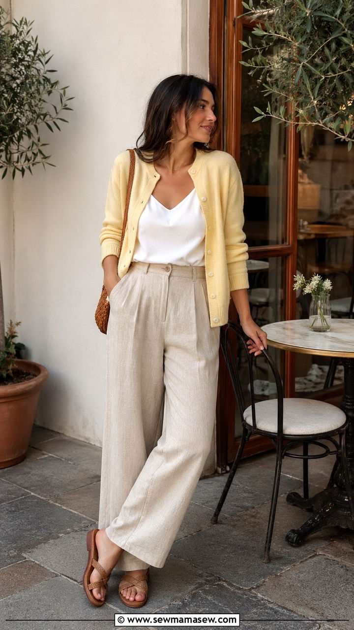 Butter Yellow Off Shoulder Top With Denim Shorts - 40 All butter yellow outfit ideas