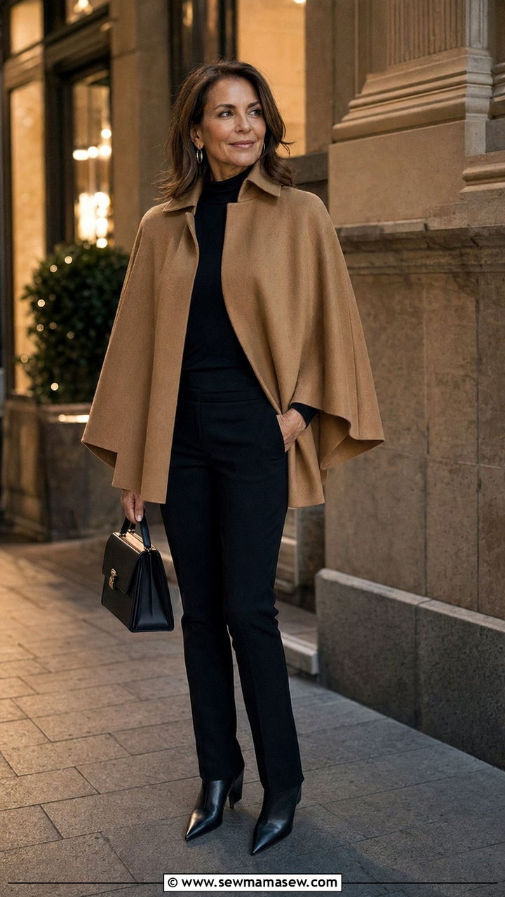 Cape Jacket Outfit Women Over 40 - 30 Best jackets for women over 40