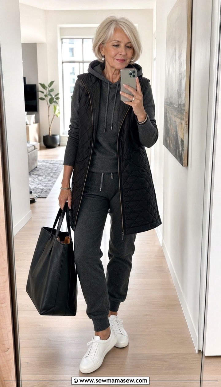 Cashmere Blend Joggers Outfit Women Over 60 - 30 Best pants for women over 60