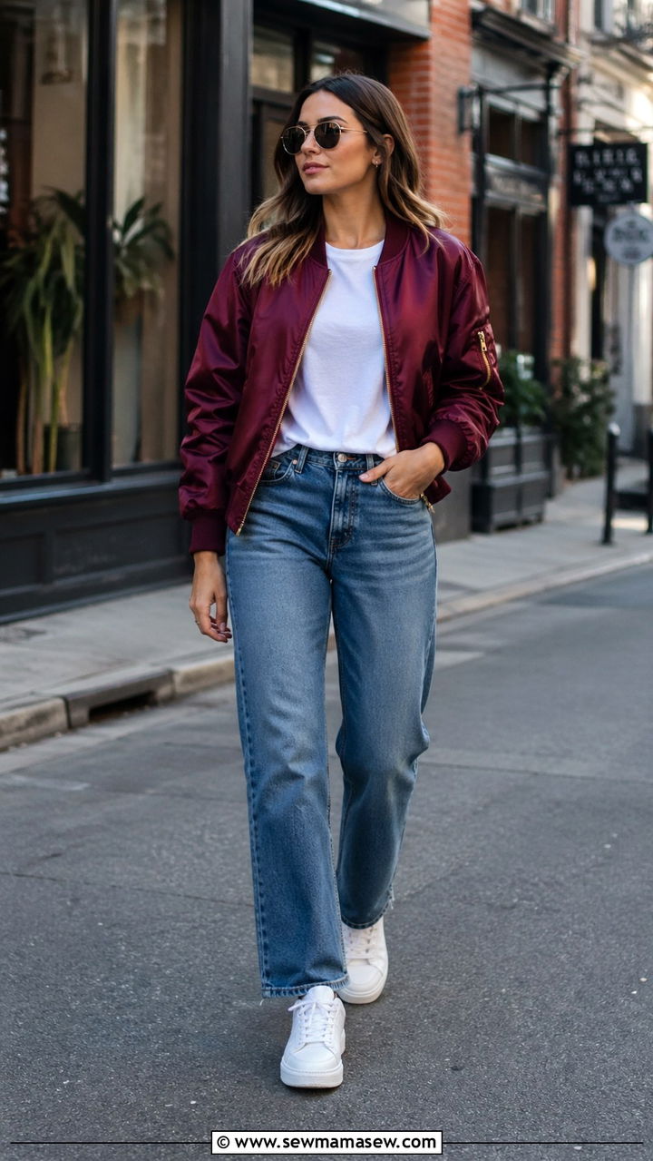 Claret Blouse And Camel Trousers - 40 All claret outfit ideas