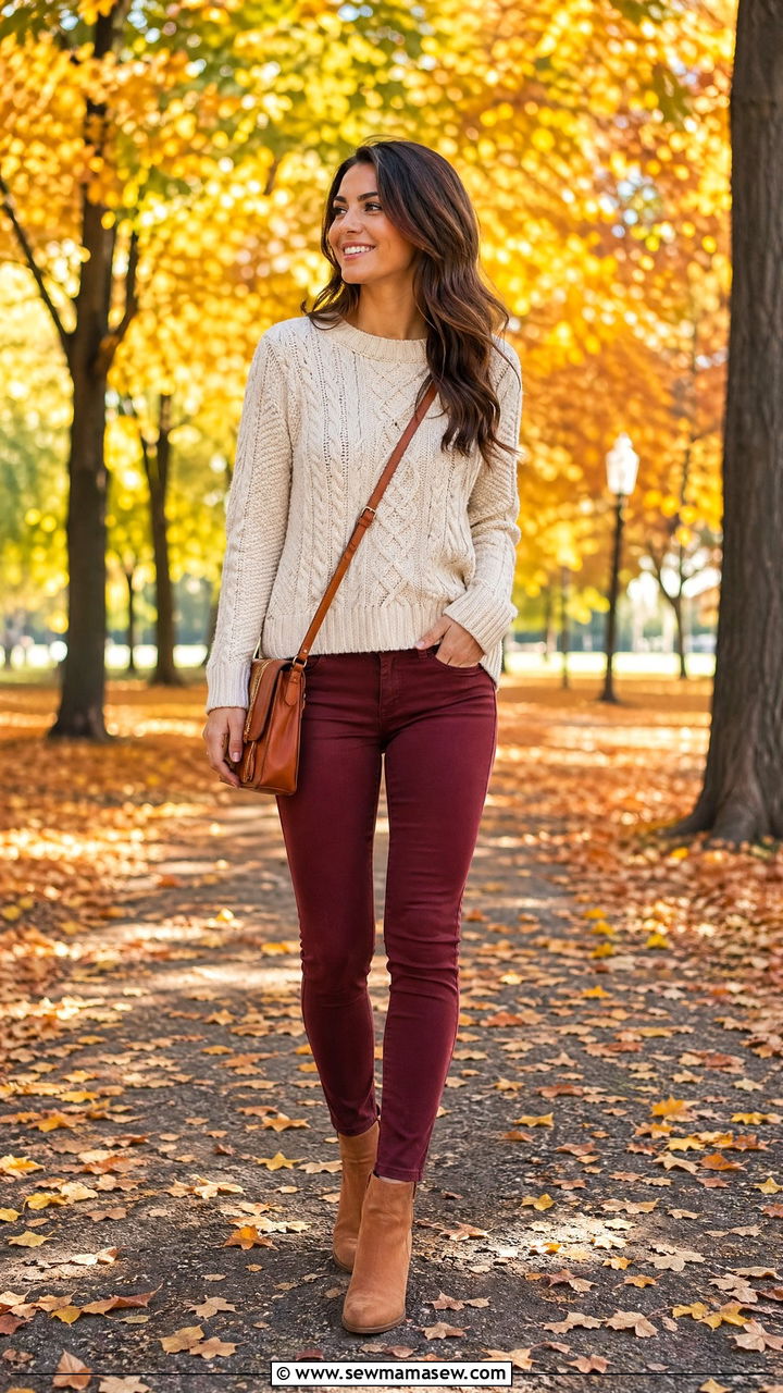 Colored skinny jeans outfit - 35 skinny jeans outfit ideas for women