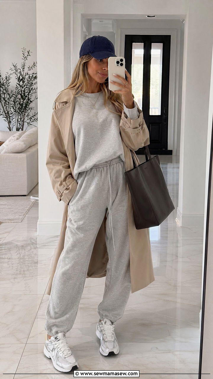Coordinated Sweatshirt And Sweatpants Set - 35 Streetwear outfit ideas