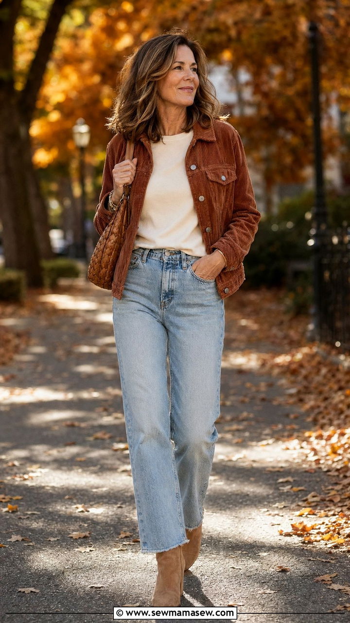 Corduroy Jacket Outfit Over 40 - 30 Best jackets for women over 40