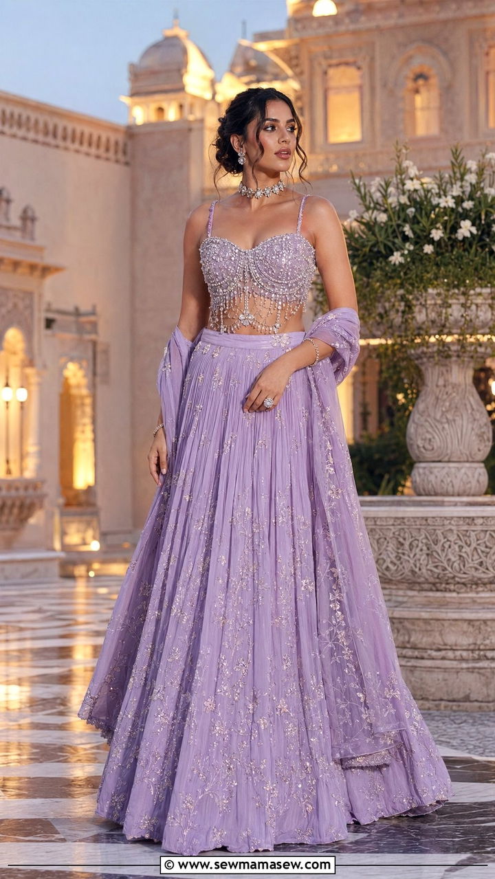 Corset Lehenga for Sangeet Ceremony - 35 Sangeet outfit ideas
