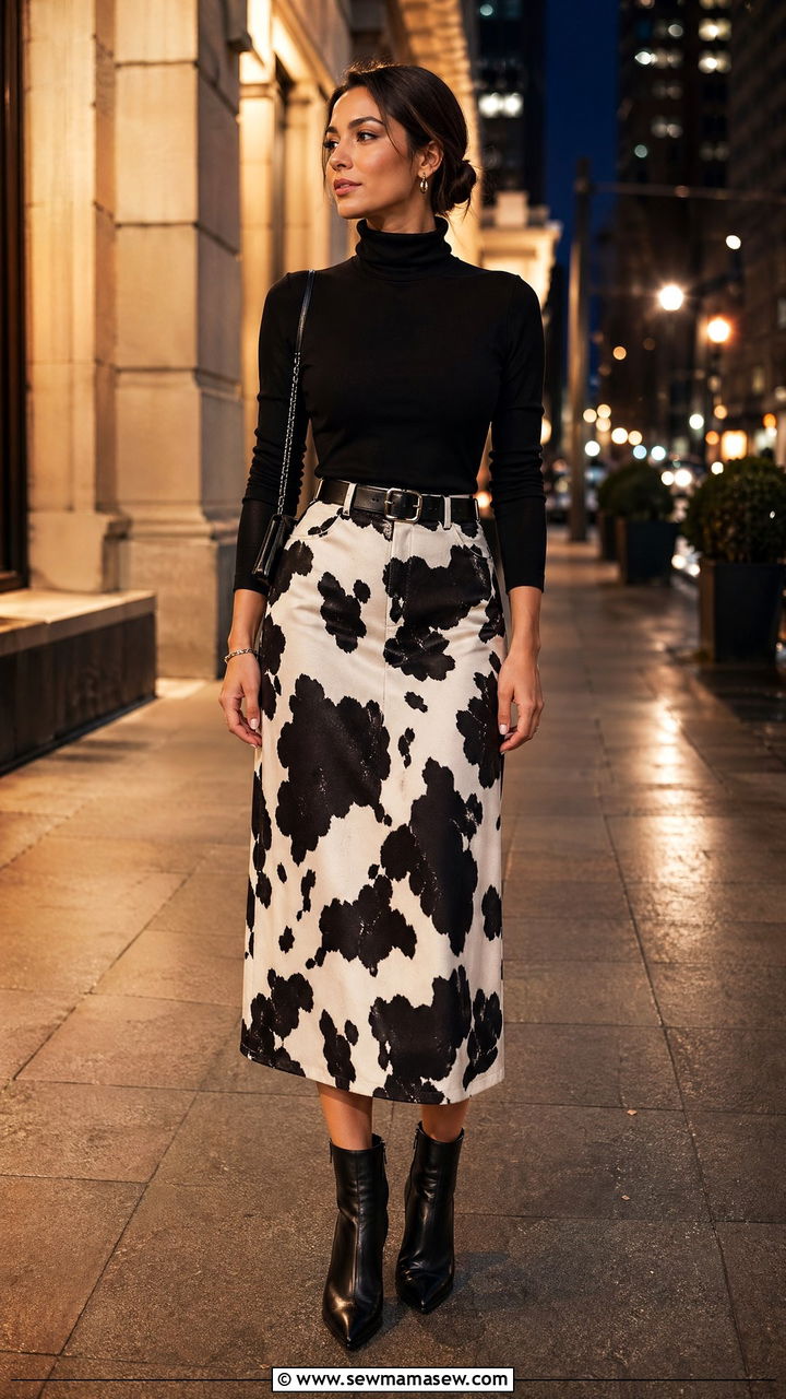 Cow print skirt outfit spring 2026 - 35 spring outfits 2026 women