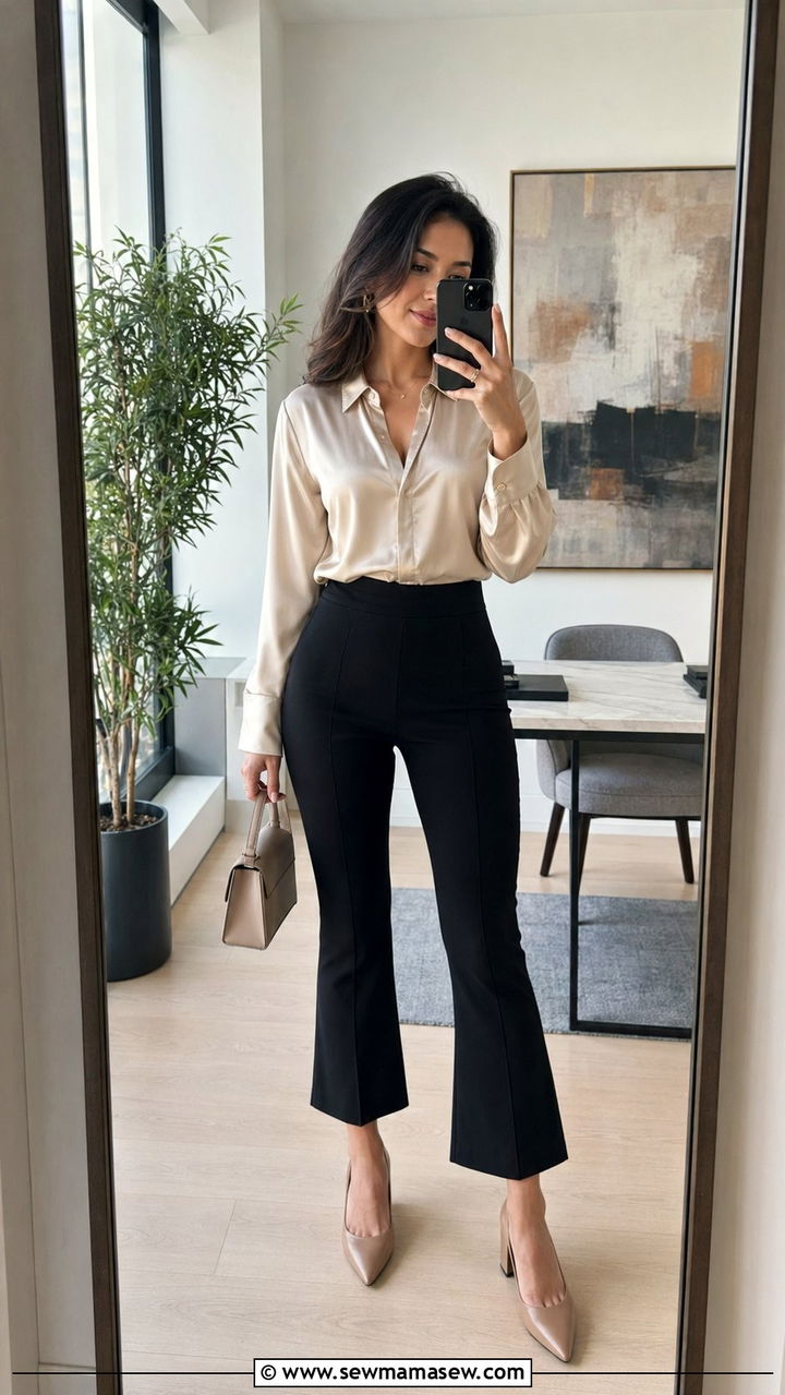 Cropped Flare Pants for Petite Women - 30 Best pants for petite women