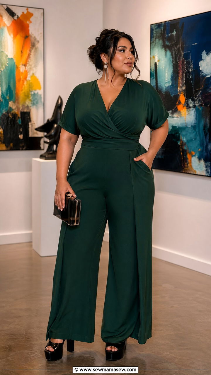 Curvy Jumpsuit Wedding Guest Outfit - 35 Wedding guest outfits curvy women