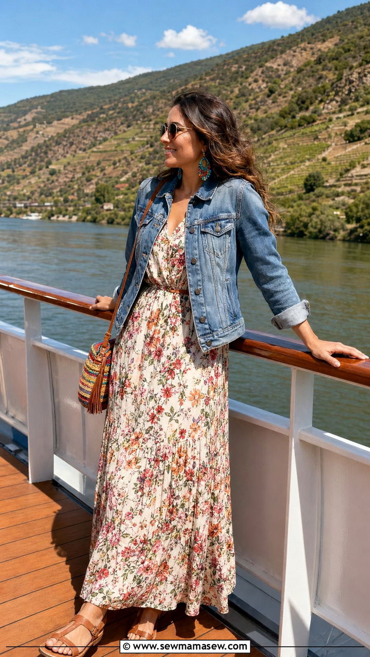 Denim jacket river cruise outfit - 35 River cruise outfit ideas