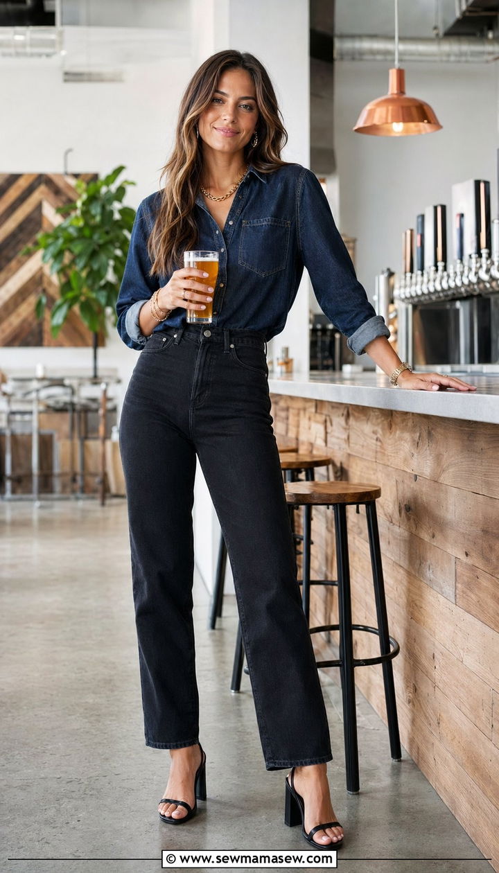 Denim on Denim Outfit - 30 Bar outfit ideas