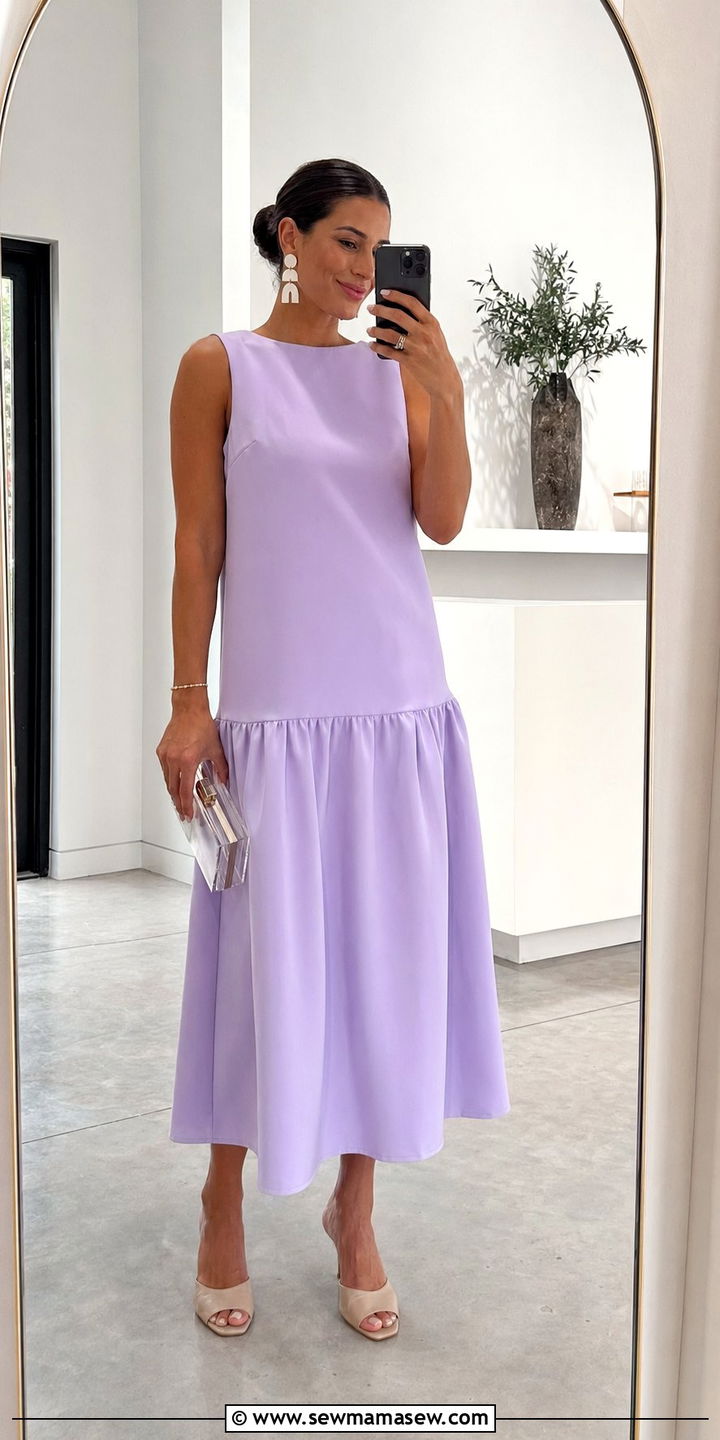 Drop Waist Dress Wedding Guest Outfit - 30 Wedding guest outfits summer 2026