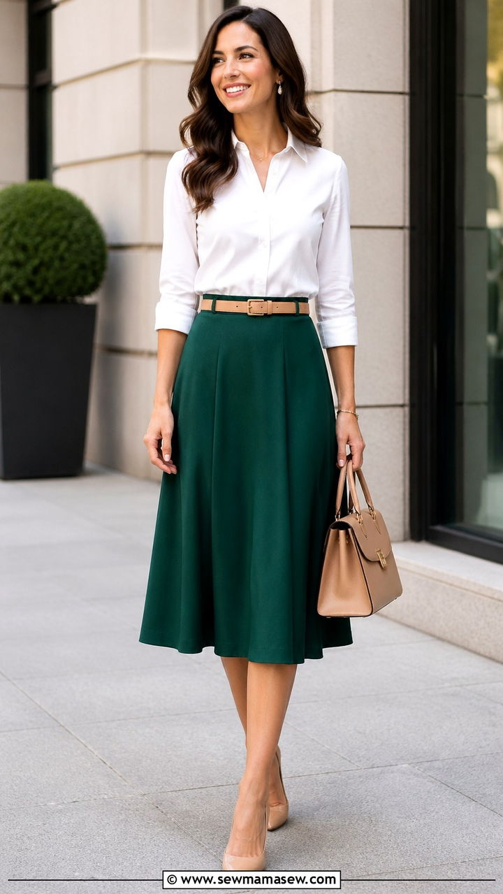 Emerald Green Sweater With Blue Jeans - 40 All emerald green outfit ideas
