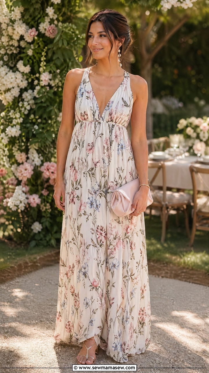 Empire Waist Maxi Sundress Outfit - 35 Sundress outfit ideas for summer
