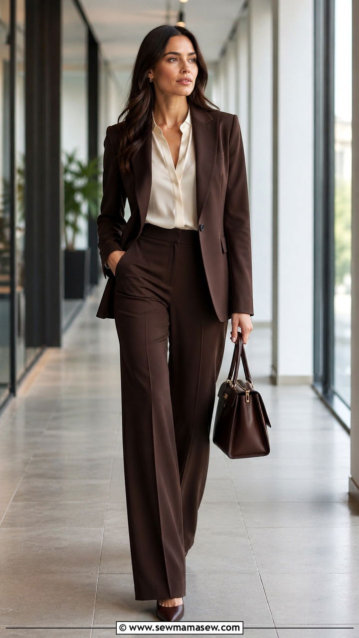 Espresso suit outfit - 40 All espresso outfit ideas