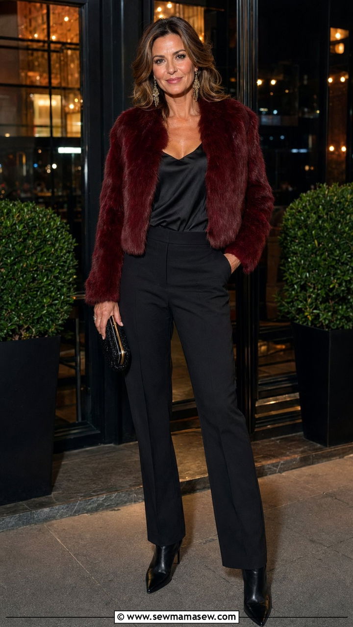 Faux Fur Jacket Outfit Women Over 40 - 30 Best jackets for women over 40
