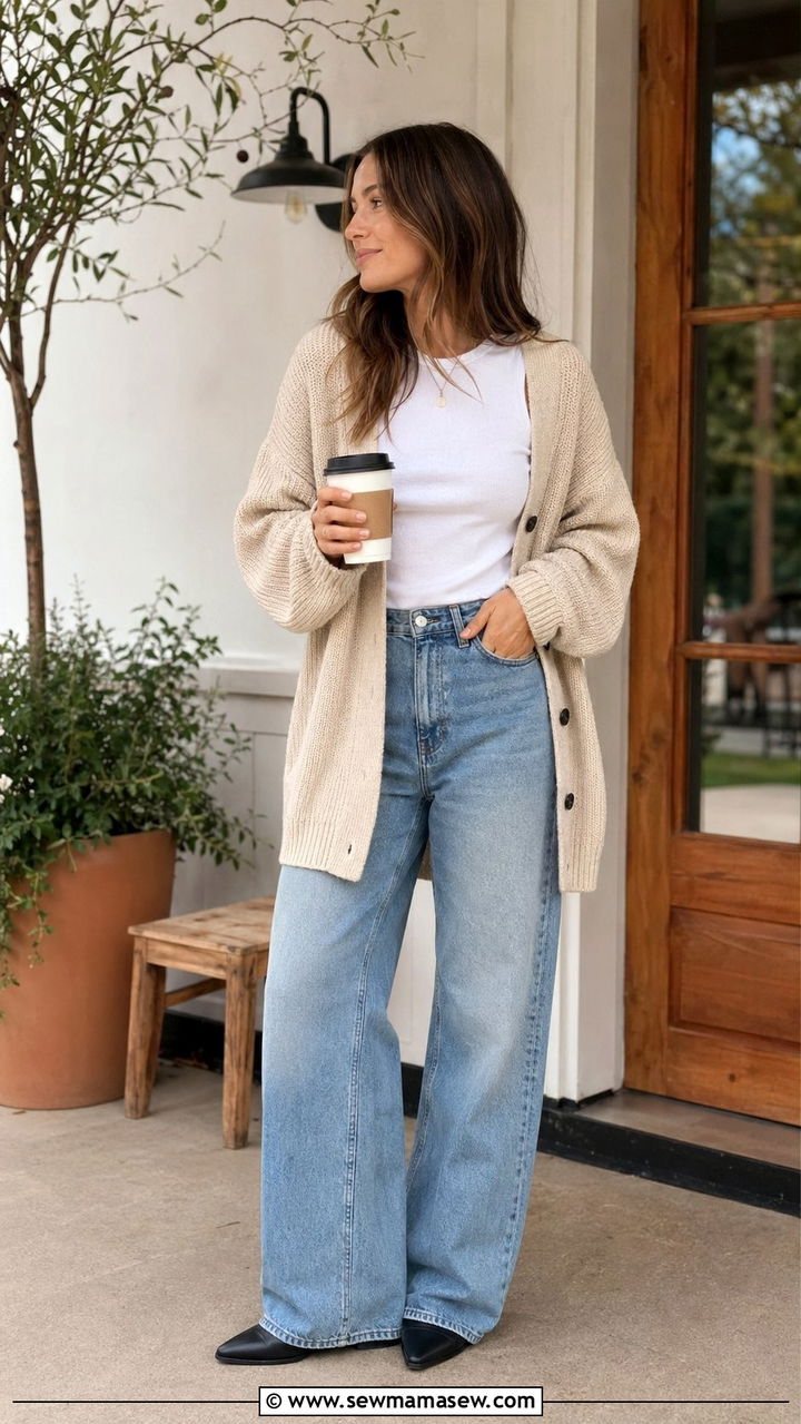 Flat Ankle Boots With Wide Leg Jeans Outfit - 30 Ankle boots outfit ideas with jeans