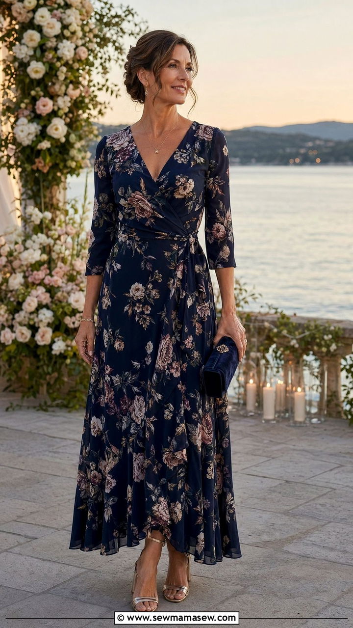 Floral Maxi Dress for Wedding Guest Mom - 30 wedding guest outfits for moms