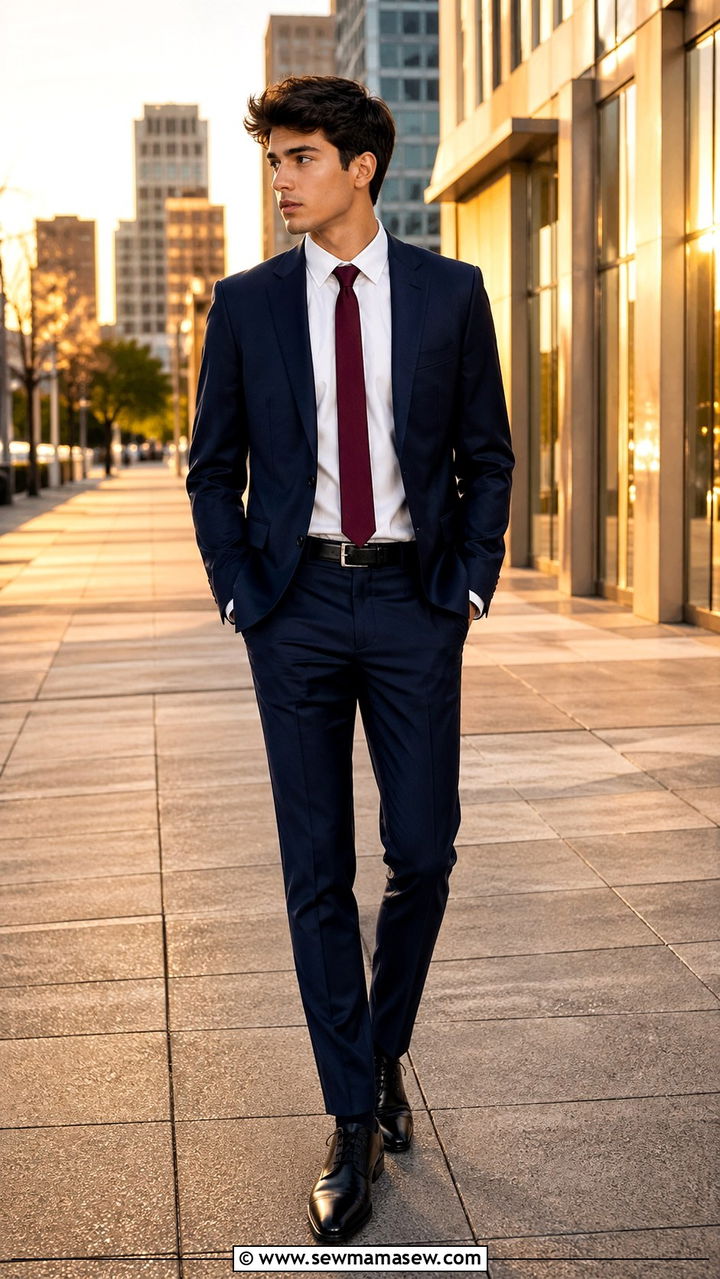 Full suit and tie senior portrait outfit - 30 Senior portrait outfit ideas guys