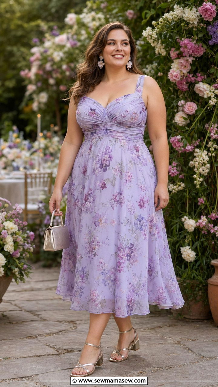 Garden Wedding Guest Outfit for Midsize Women - 30 Wedding guest outfits for midsize women