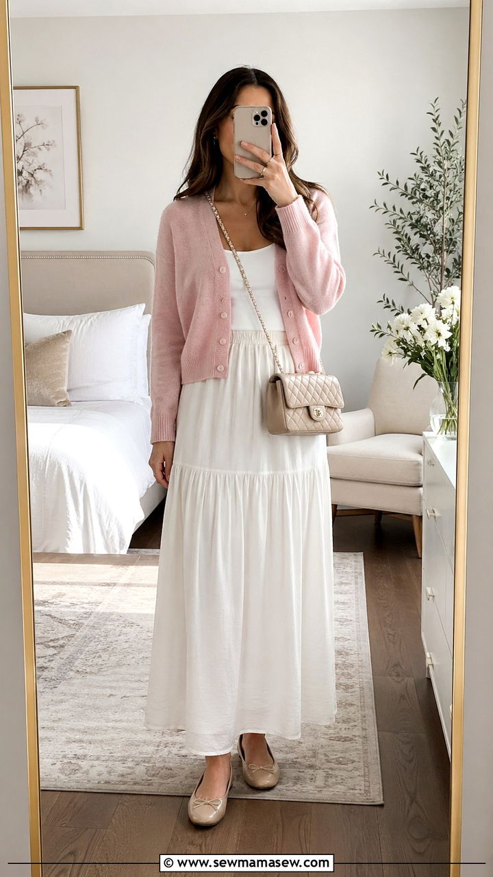 Graphic Tee With Maxi Skirt Outfit - 30 spring maxi skirt outfit ideas